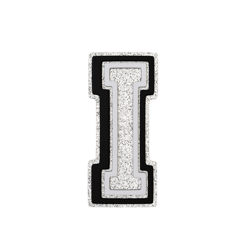 Silver Letter I