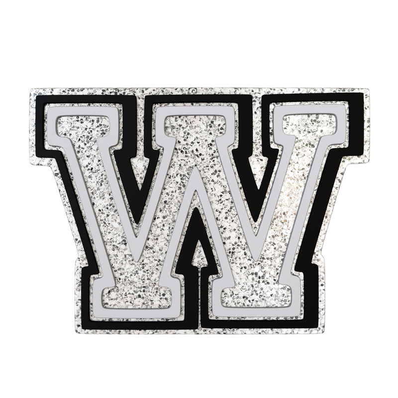 Silver Letter W
